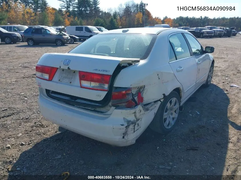 1HGCM56834A090984 2004 Honda Accord 2.4 Ex