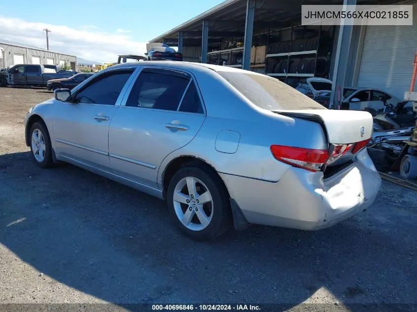 JHMCM566X4C021855 2004 Honda Accord 2.4 Ex