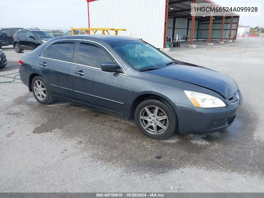 1HGCM66524A095928 2004 Honda Accord 3.0 Ex