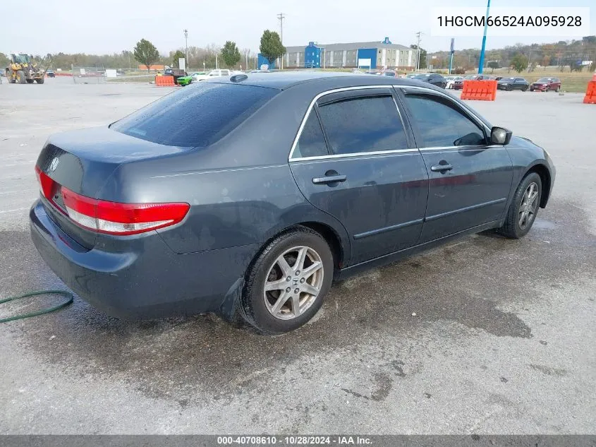 1HGCM66524A095928 2004 Honda Accord 3.0 Ex