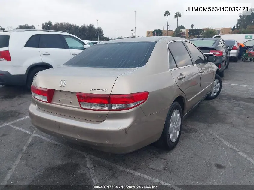 JHMCM56344C039421 2004 Honda Accord Sdn Lx