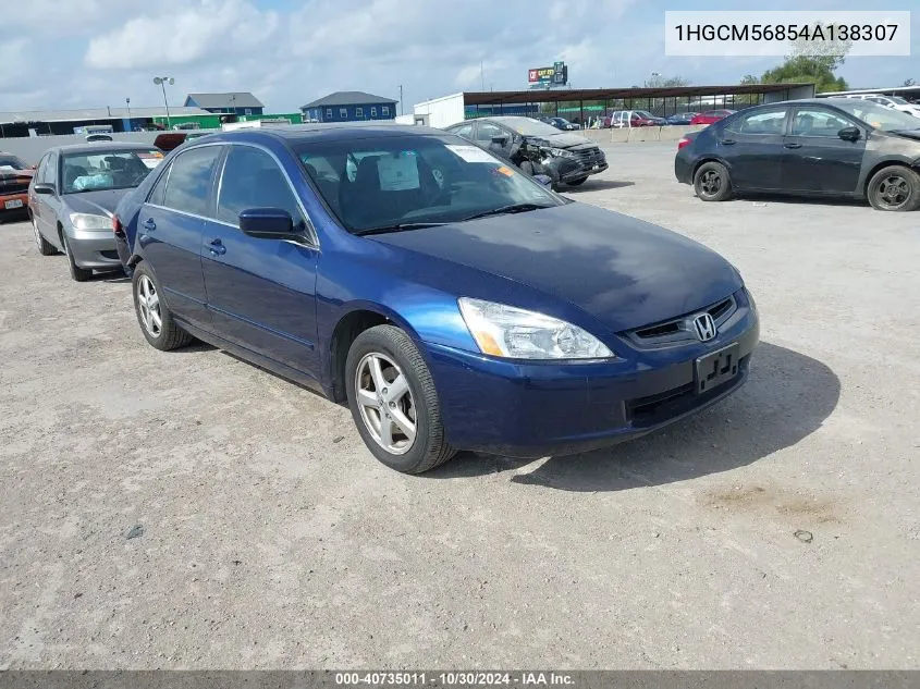 1HGCM56854A138307 2004 Honda Accord 2.4 Ex