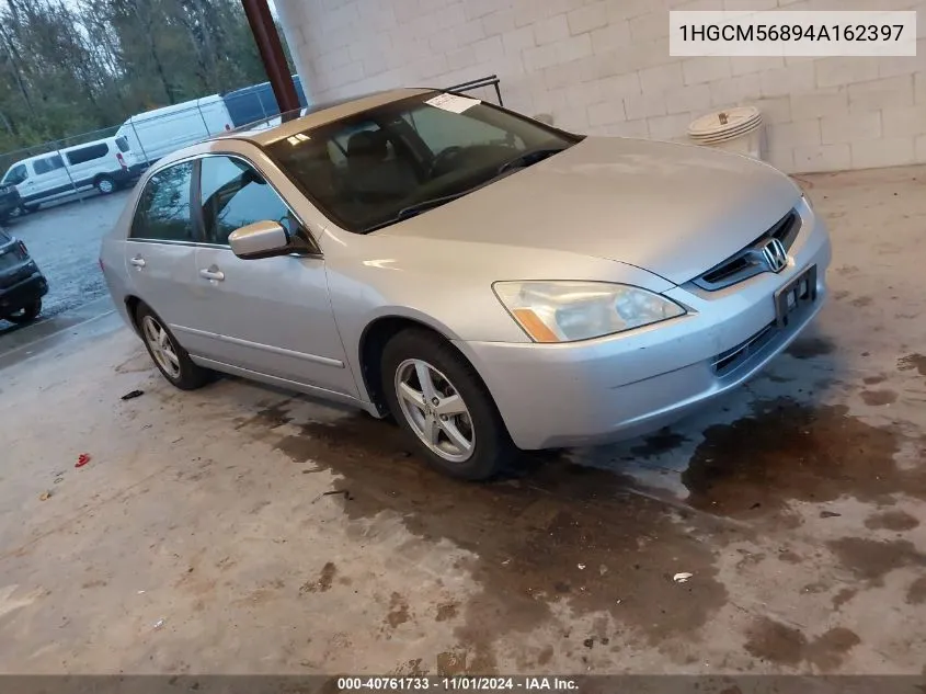 2004 Honda Accord 2.4 Ex VIN: 1HGCM56894A162397 Lot: 40761733