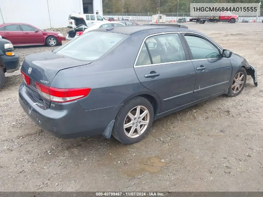 2004 Honda Accord 3.0 Ex VIN: 1HGCM66844A015555 Lot: 40799467