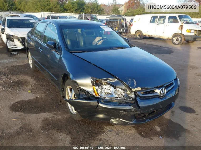 2004 Honda Accord 2.4 Ex VIN: 1HGCM56804A079506 Lot: 40819140