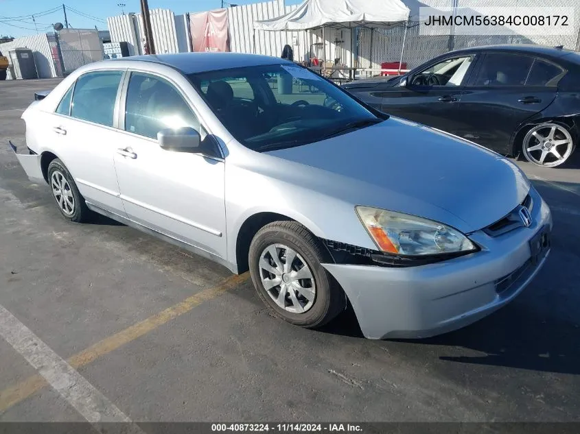 JHMCM56384C008172 2004 Honda Accord 2.4 Lx