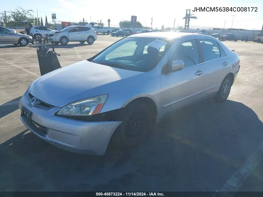 JHMCM56384C008172 2004 Honda Accord 2.4 Lx