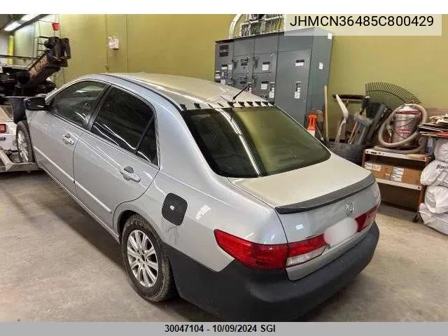 2005 Honda Accord Hybrid VIN: JHMCN36485C800429 Lot: 30047104