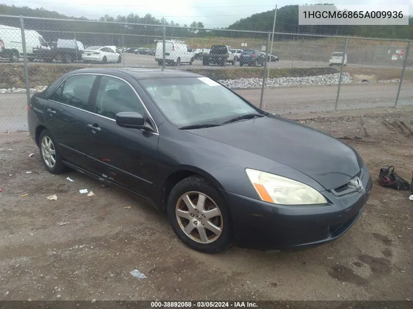 1HGCM66865A009936 2005 Honda Accord 3.0 Ex