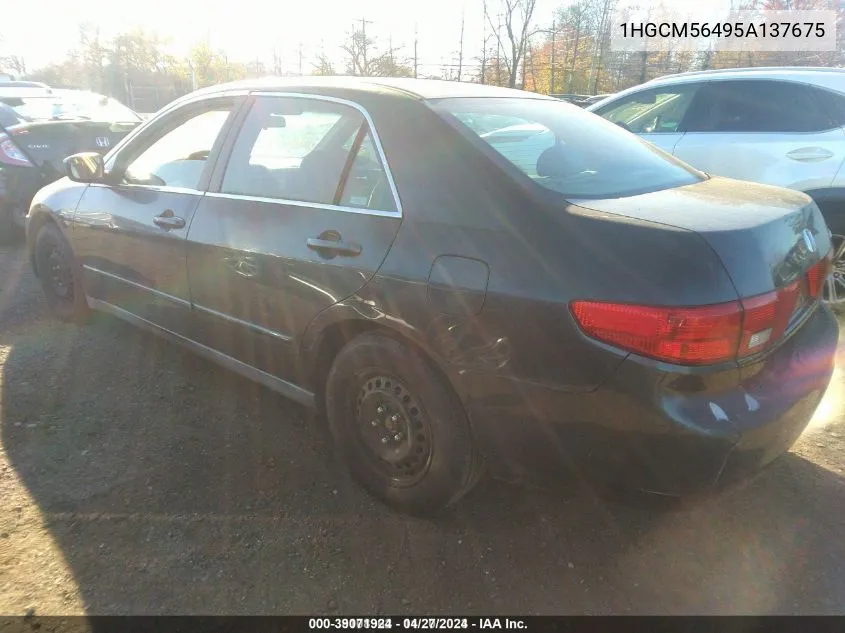 1HGCM56495A137675 2005 Honda Accord 2.4 Lx