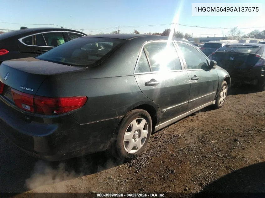 1HGCM56495A137675 2005 Honda Accord 2.4 Lx