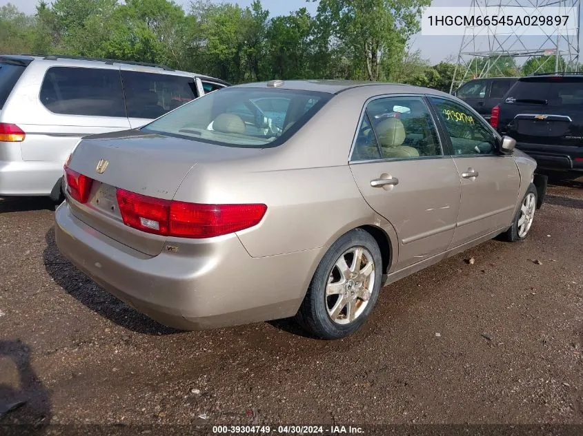 1HGCM66545A029897 2005 Honda Accord 3.0 Ex