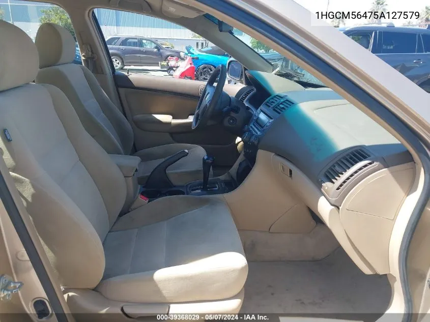 1HGCM56475A127579 2005 Honda Accord 2.4 Lx