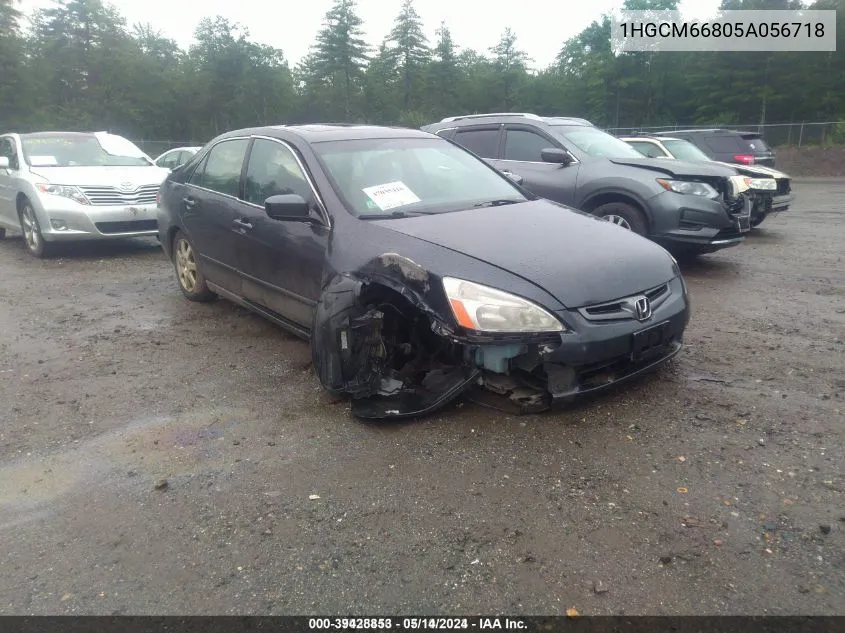 1HGCM66805A056718 2005 Honda Accord 3.0 Ex