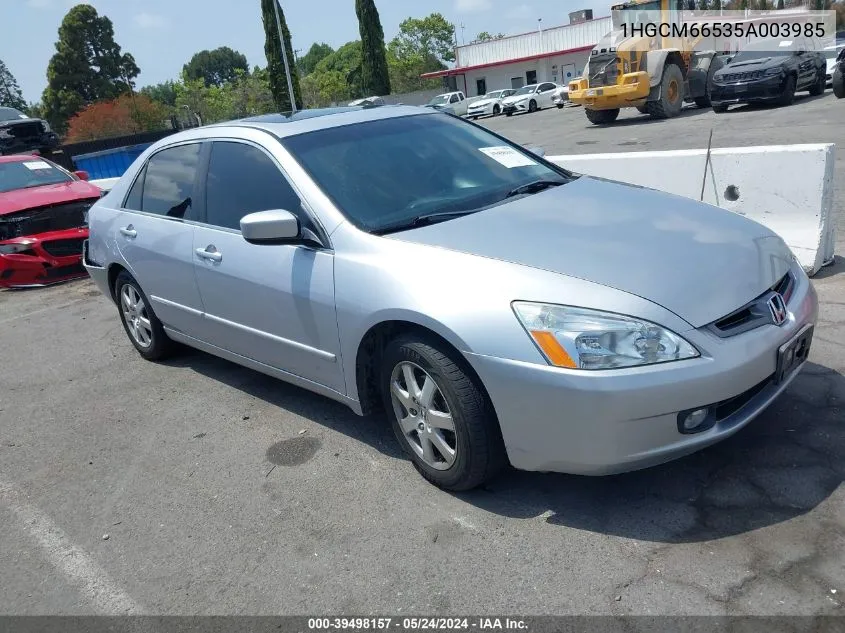 1HGCM66535A003985 2005 Honda Accord 3.0 Ex