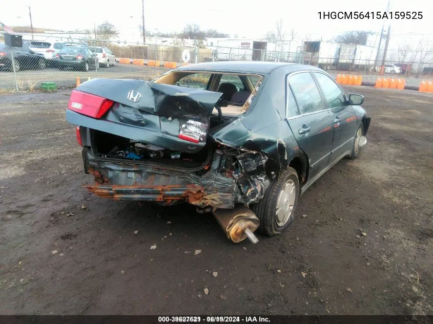 1HGCM56415A159525 2005 Honda Accord 2.4 Lx