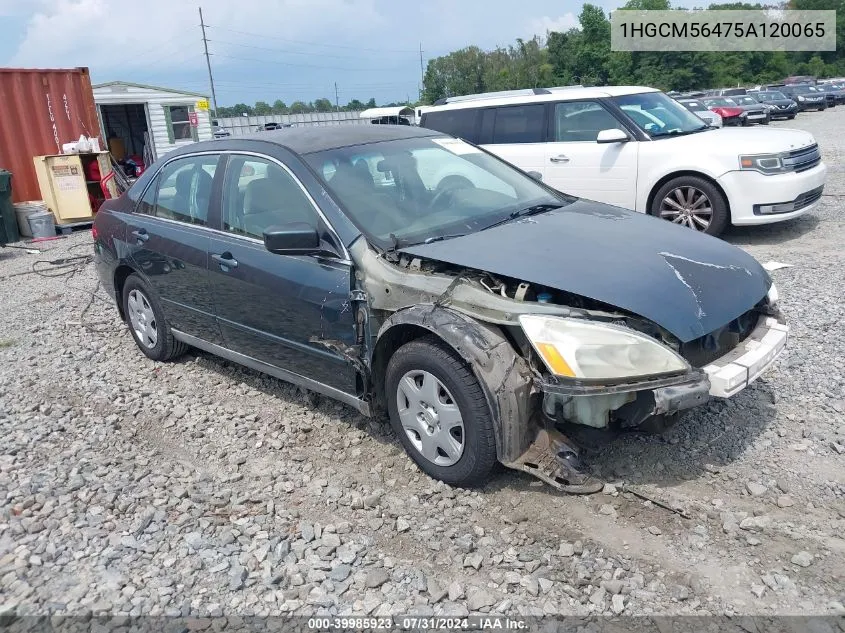 1HGCM56475A120065 2005 Honda Accord 2.4 Lx