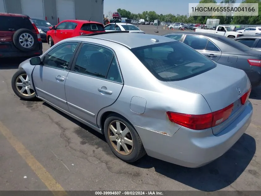 1HGCM66555A004166 2005 Honda Accord 3.0 Ex