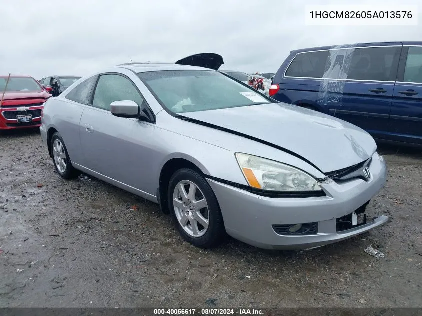 2005 Honda Accord 3.0 Ex VIN: 1HGCM82605A013576 Lot: 40056617