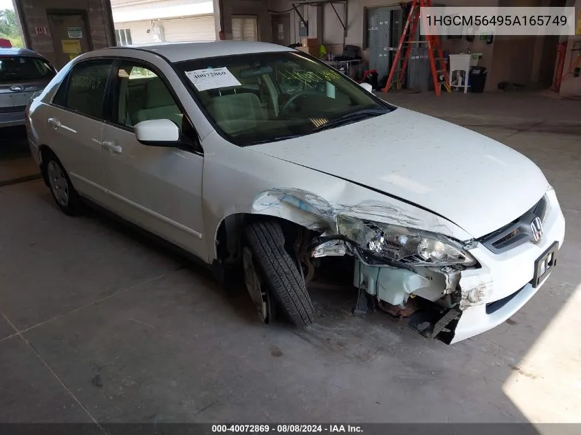 1HGCM56495A165749 2005 Honda Accord 2.4 Lx