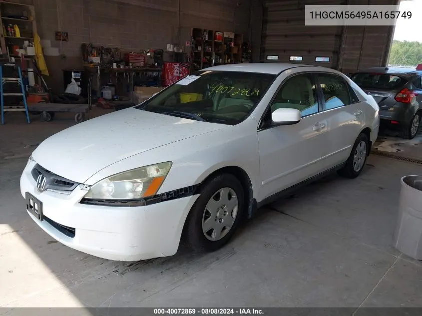 1HGCM56495A165749 2005 Honda Accord 2.4 Lx