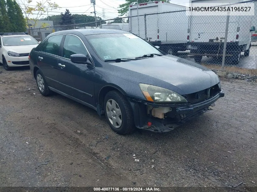 1HGCM56435A196527 2005 Honda Accord 2.4 Lx