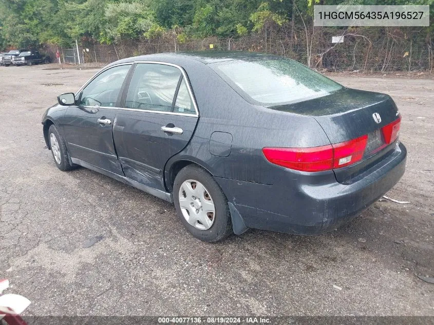 1HGCM56435A196527 2005 Honda Accord 2.4 Lx