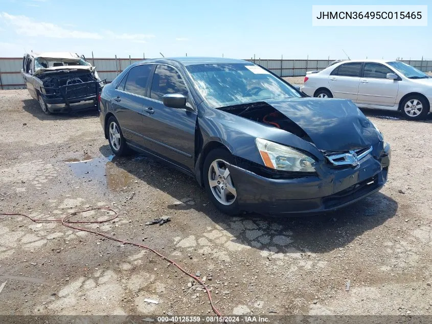 2005 Honda Accord Hybrid Ima VIN: JHMCN36495C015465 Lot: 40125359