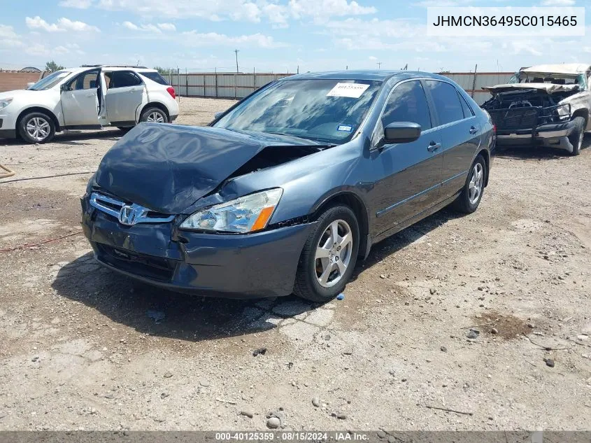 2005 Honda Accord Hybrid Ima VIN: JHMCN36495C015465 Lot: 40125359