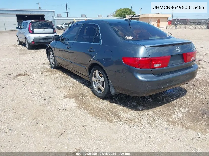 2005 Honda Accord Hybrid Ima VIN: JHMCN36495C015465 Lot: 40125359