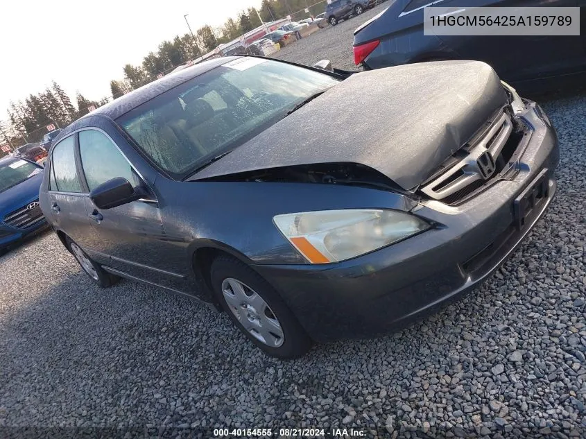 1HGCM56425A159789 2005 Honda Accord 2.4 Lx