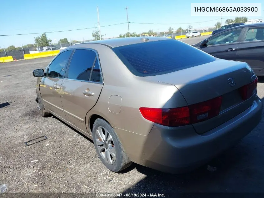 1HGCM66865A033900 2005 Honda Accord 3.0 Ex