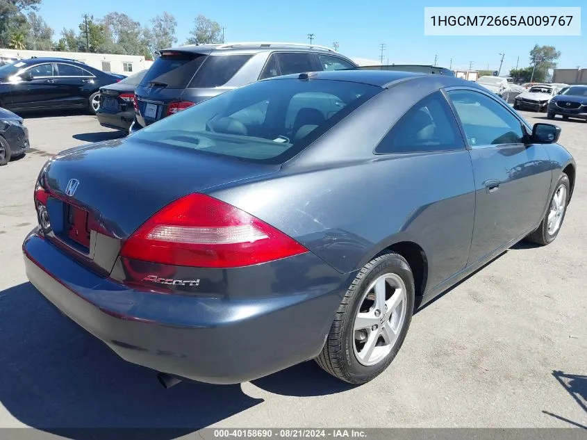 2005 Honda Accord 2.4 Ex VIN: 1HGCM72665A009767 Lot: 40158690