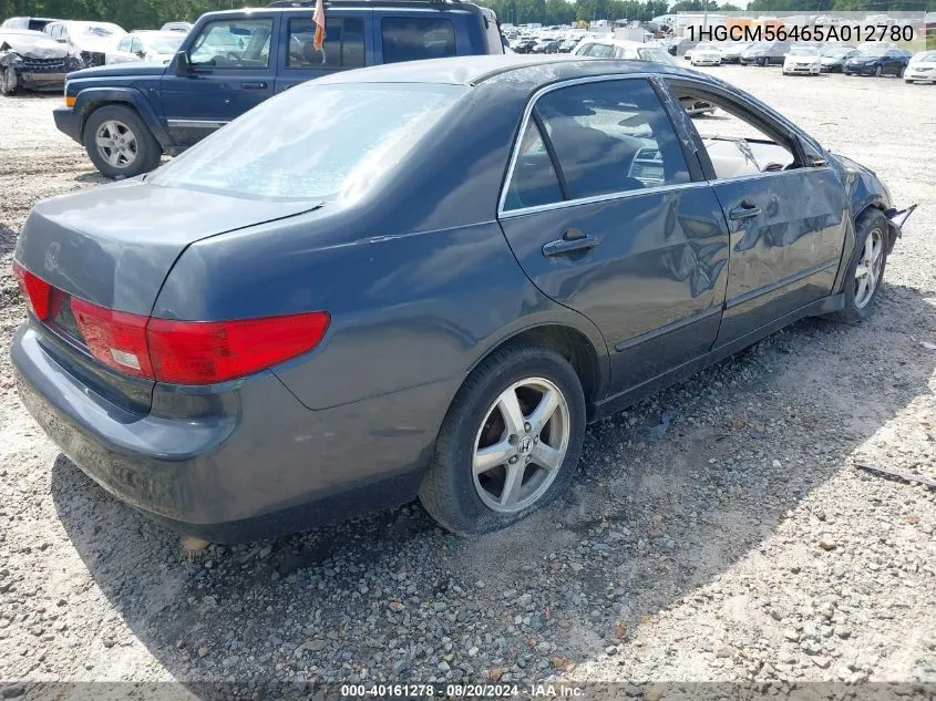 1HGCM56465A012780 2005 Honda Accord 2.4 Lx