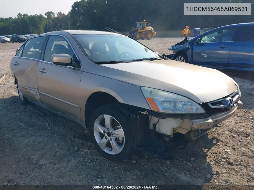 1HGCM56465A069531 2005 Honda Accord 2.4 Lx