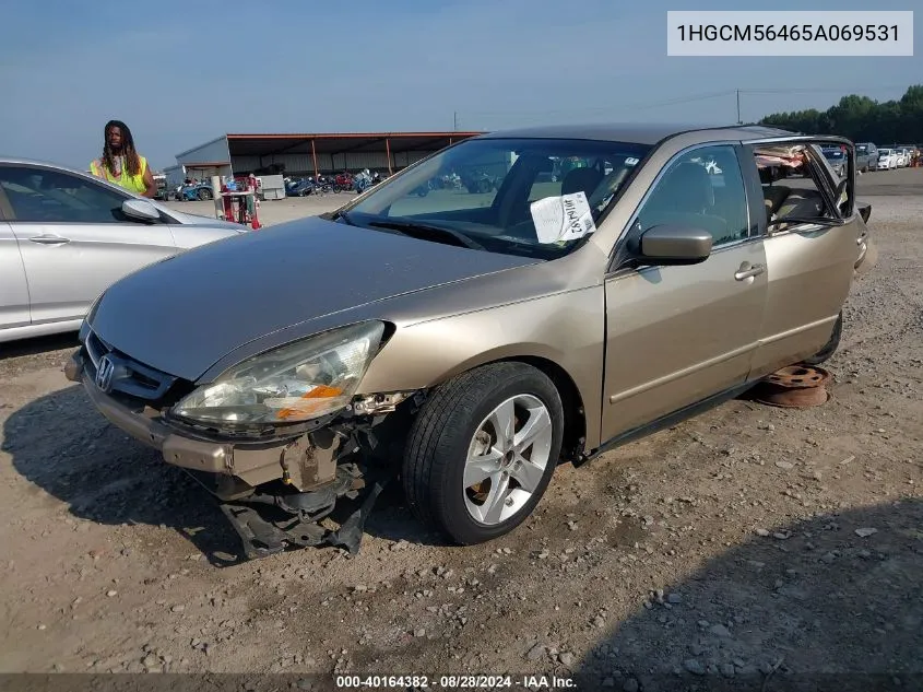 1HGCM56465A069531 2005 Honda Accord 2.4 Lx