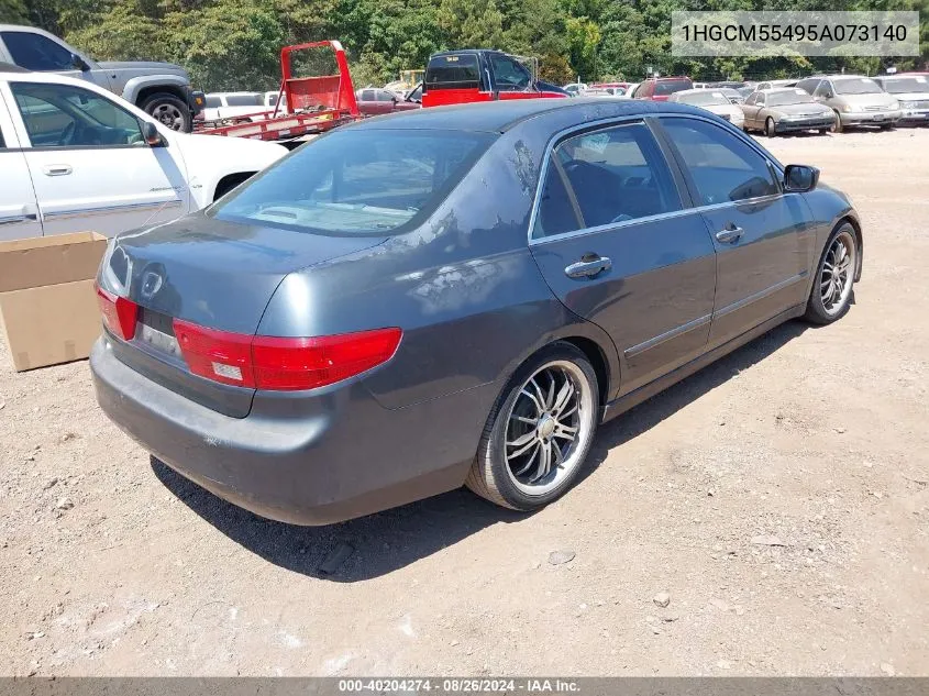 1HGCM55495A073140 2005 Honda Accord 2.4 Lx