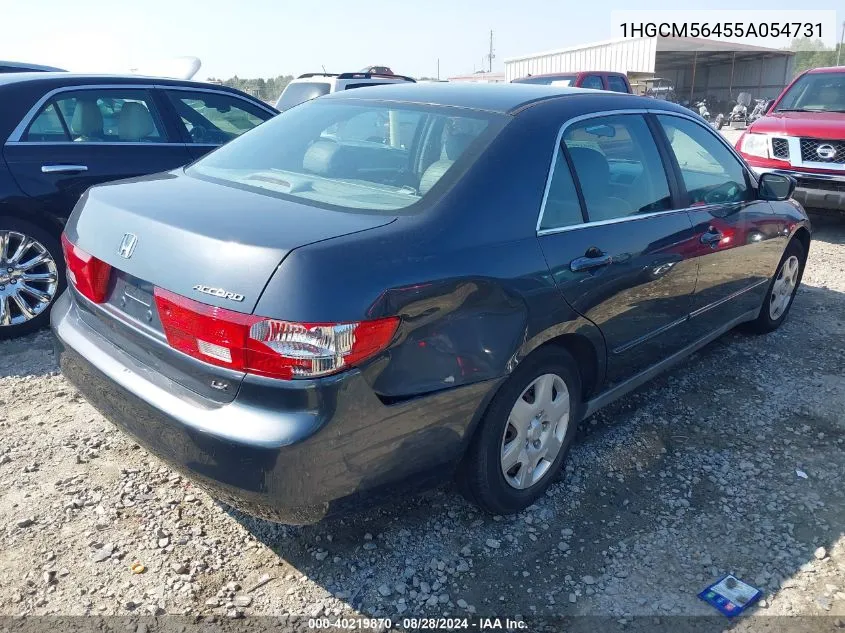 1HGCM56455A054731 2005 Honda Accord 2.4 Lx