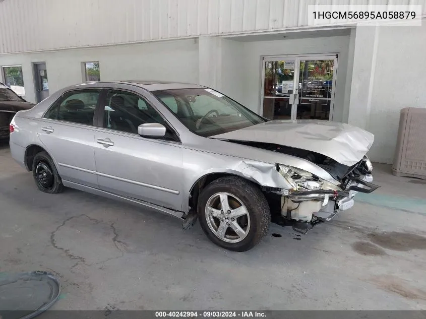 1HGCM56895A058879 2005 Honda Accord 2.4 Ex