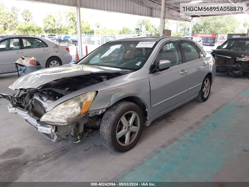 2005 Honda Accord 2.4 Ex VIN: 1HGCM56895A058879 Lot: 40242994