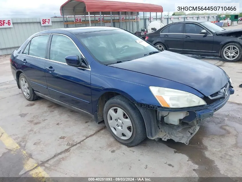 3HGCM56445G710466 2005 Honda Accord 2.4 Lx