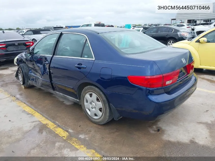 2005 Honda Accord 2.4 Lx VIN: 3HGCM56445G710466 Lot: 40251893