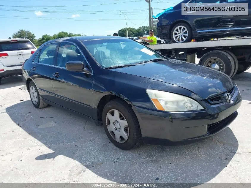 3HGCM56405G703305 2005 Honda Accord 2.4 Lx