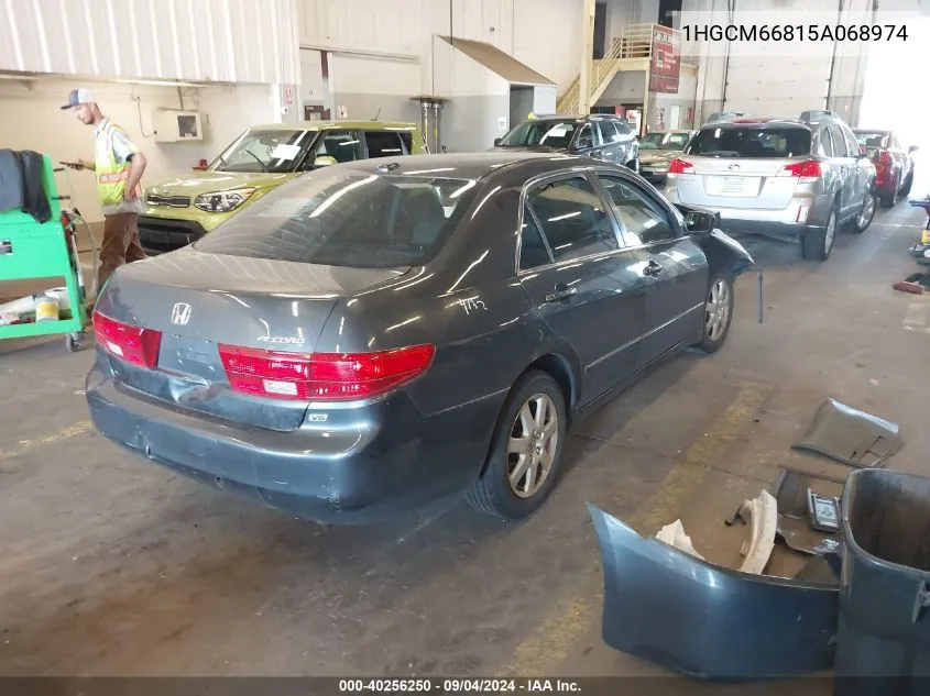 1HGCM66815A068974 2005 Honda Accord Sdn Ex