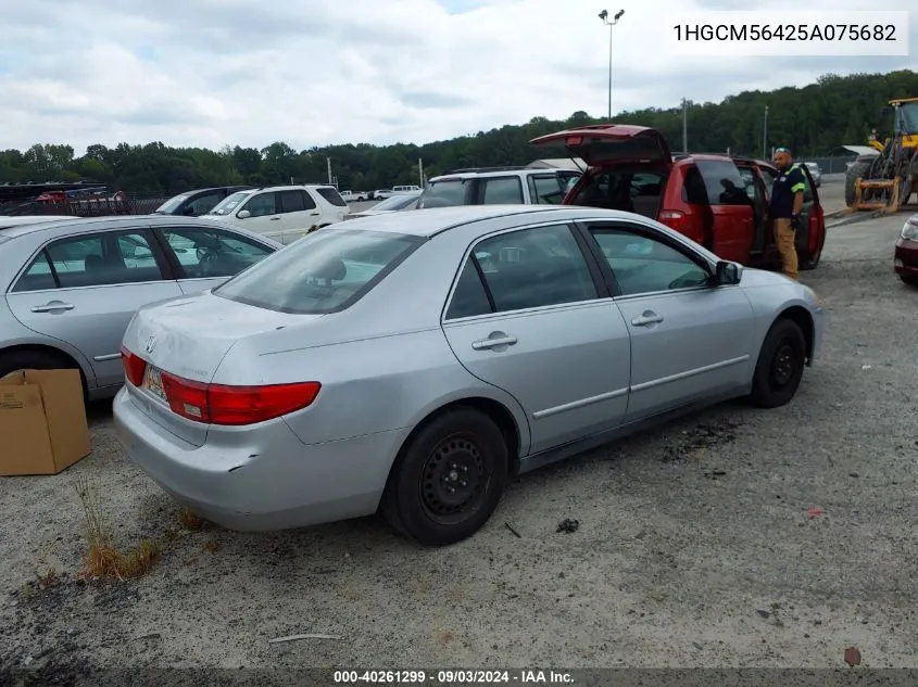 1HGCM56425A075682 2005 Honda Accord 2.4 Lx