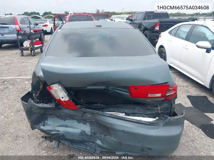 1HGCM66575A034608 2005 Honda Accord 3.0 Ex