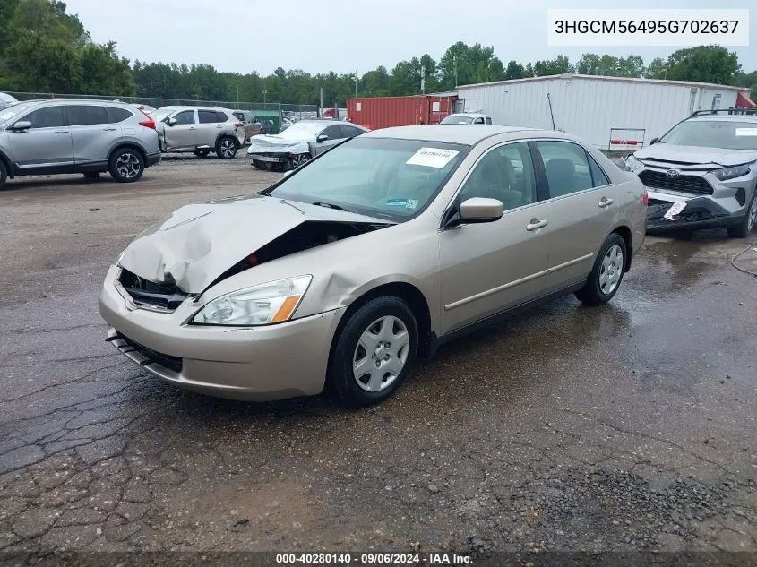 3HGCM56495G702637 2005 Honda Accord 2.4 Lx