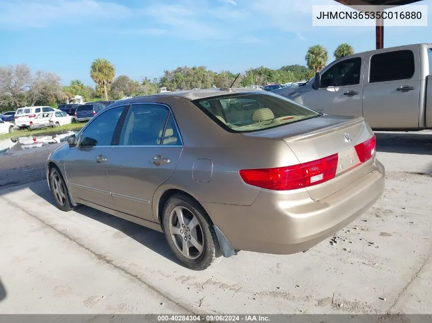 2005 Honda Accord Hybrid Ima VIN: JHMCN36535C016880 Lot: 40284304