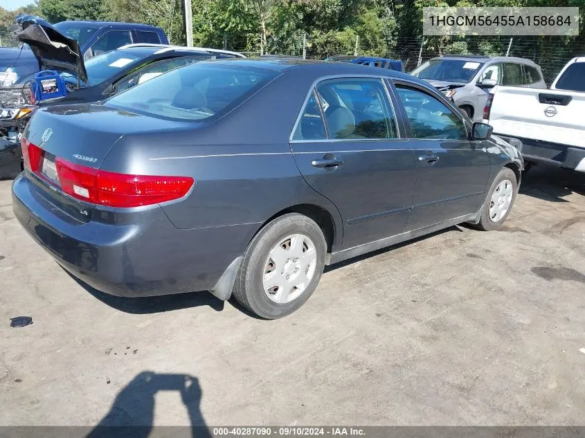 1HGCM56455A158684 2005 Honda Accord 2.4 Lx