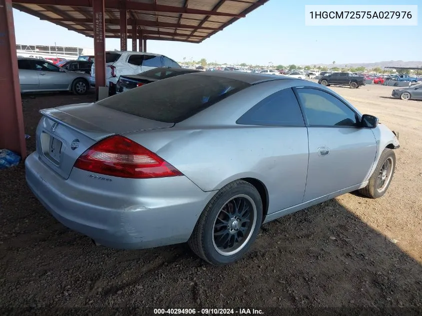 1HGCM72575A027976 2005 Honda Accord 2.4 Lx Special Edition